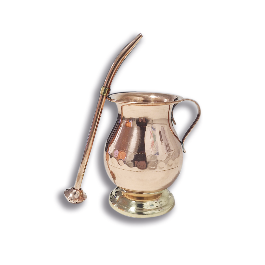 Mate de Cobre C/ Bombilla