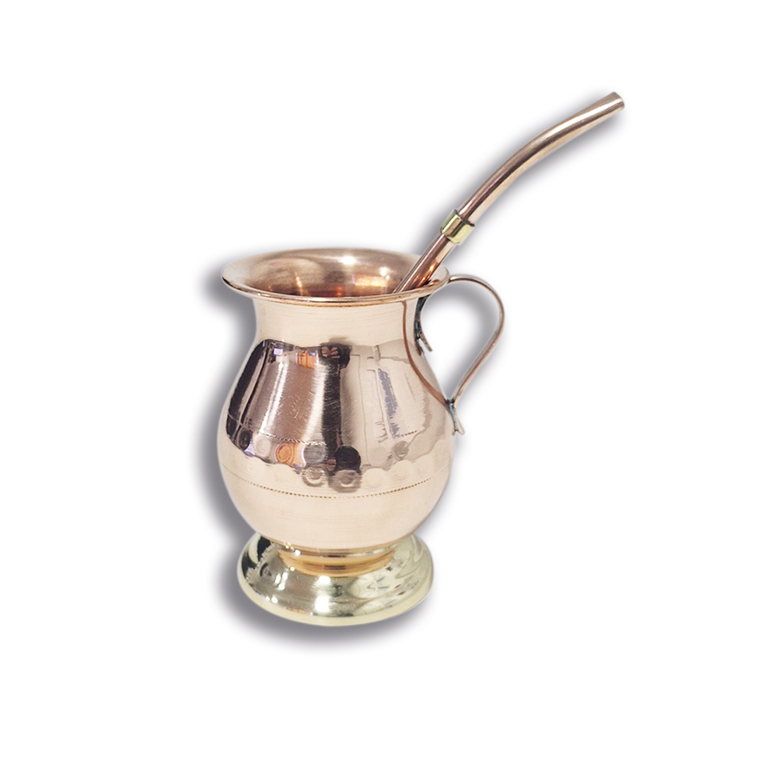 Mate de Cobre C/ Bombilla