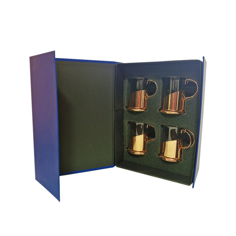 Set 4 Tazas Traditional Copper 200cc
