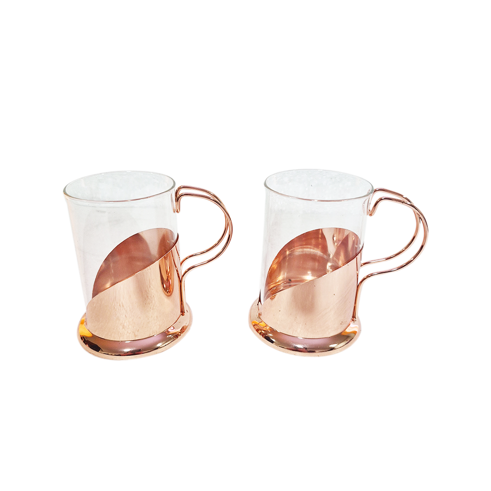 Set 4 Tazas Traditional Copper 200cc