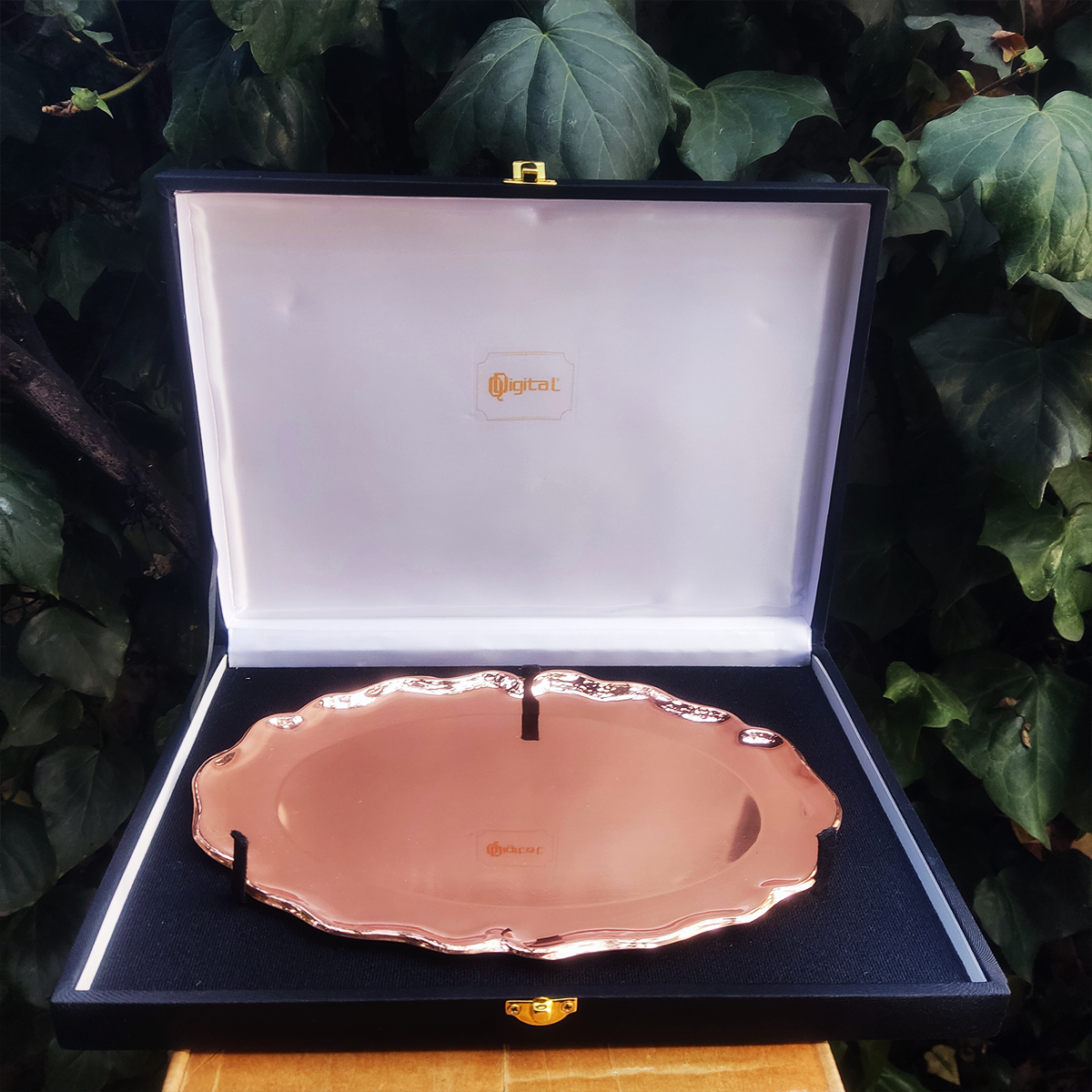 Bandeja de Cobre 25x15 cms Ovalada
