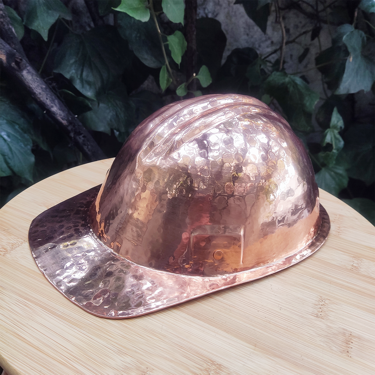 Casco Minero en Cobre Tamaño Real
