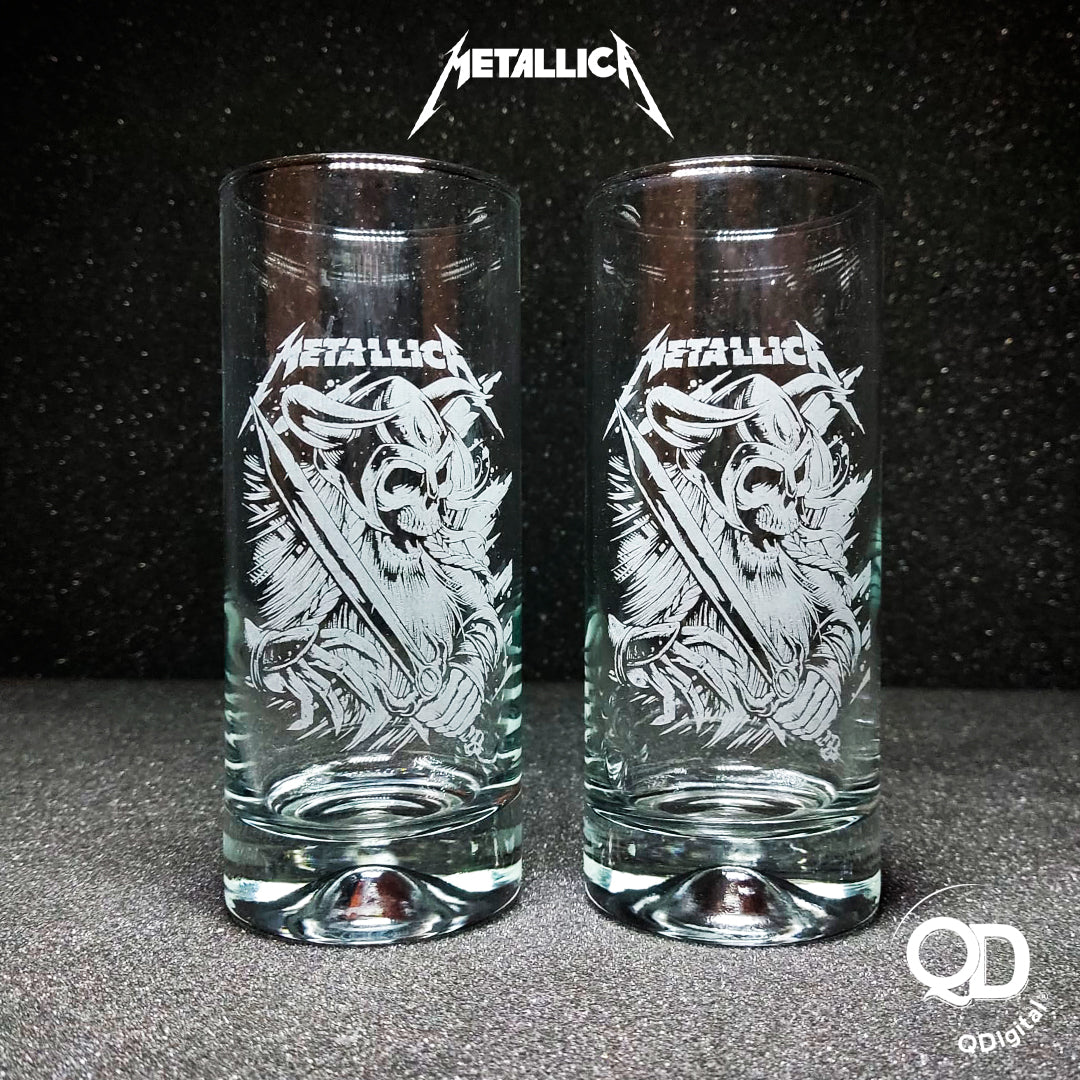 Set 2 Vasos Metallica 453cc -Perfect Class®
