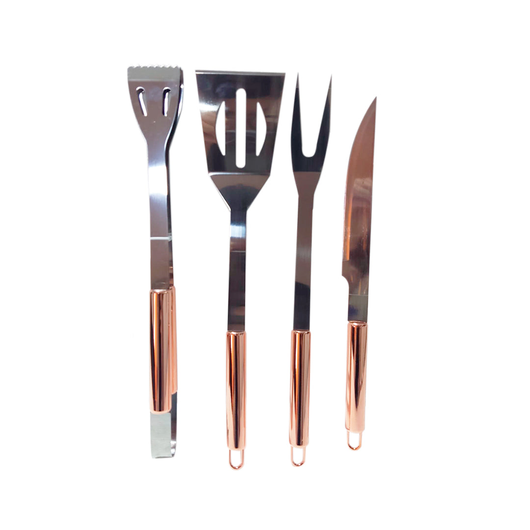 Set Asado Cobrizado 4 Piezas Perfect Class®