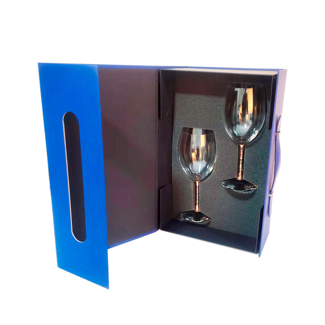 Set 2 Copas Vino Cobrizada 455 ml Perfect Class®