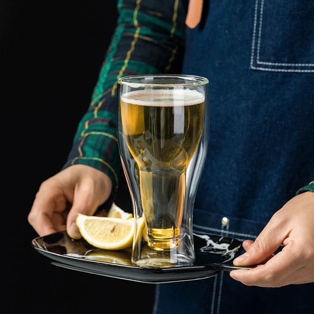 Set 4 Vasos Cerveceros Doble Pared 350ml Perfect Class®