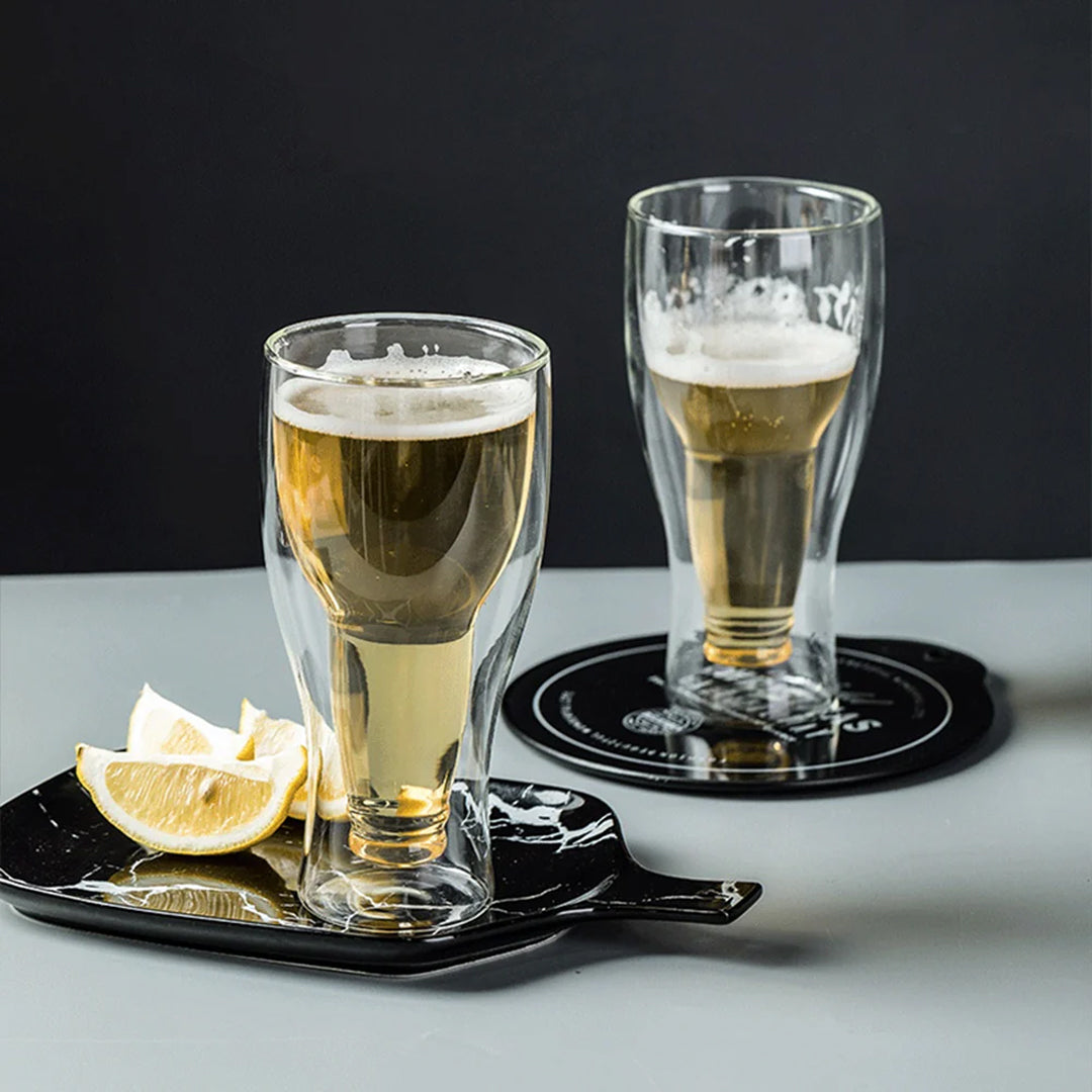 Set 4 Vasos Cerveceros Doble Pared 350ml Perfect Class®
