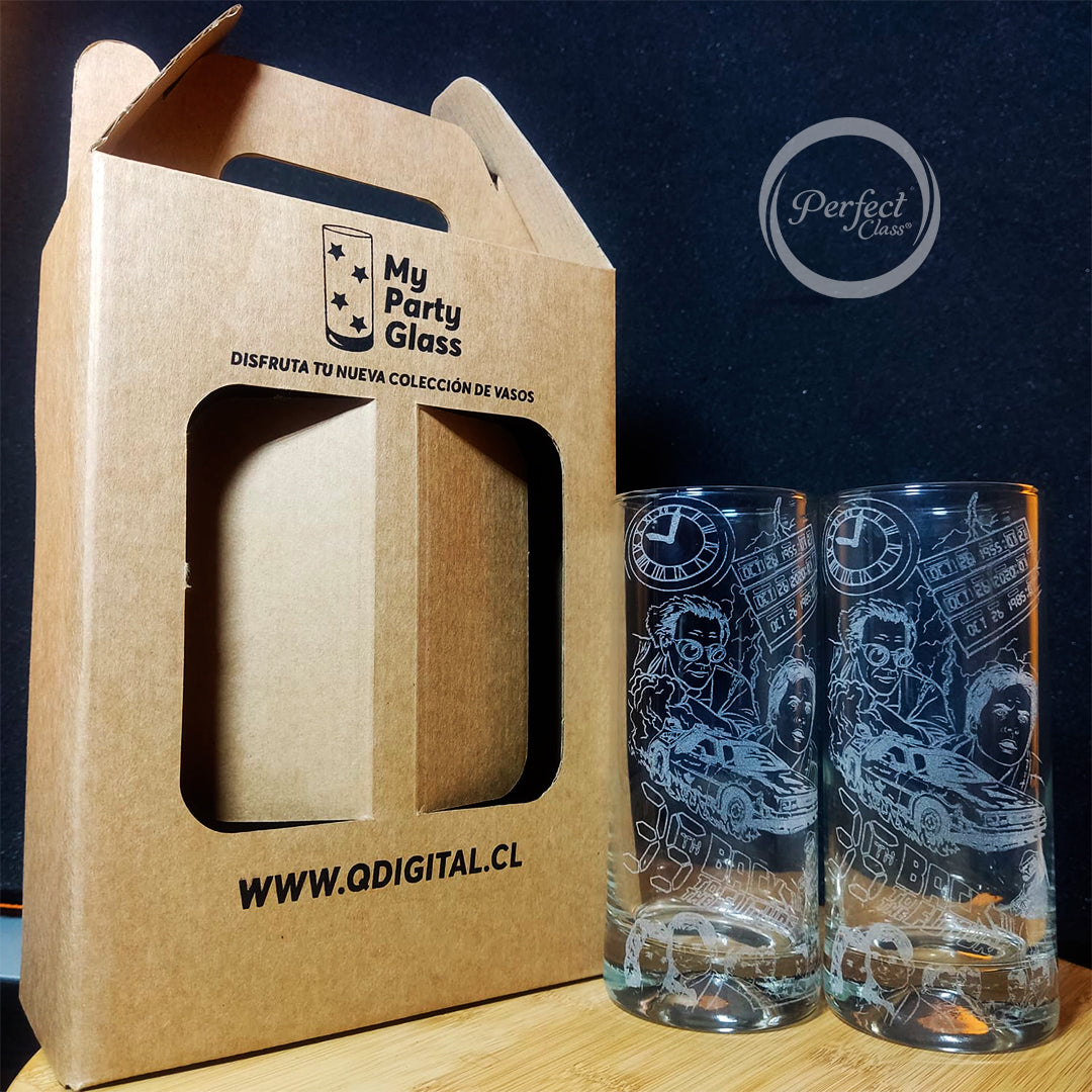 Set 2 Vasos Volver Al Futuro 450 ml Perfect Class®