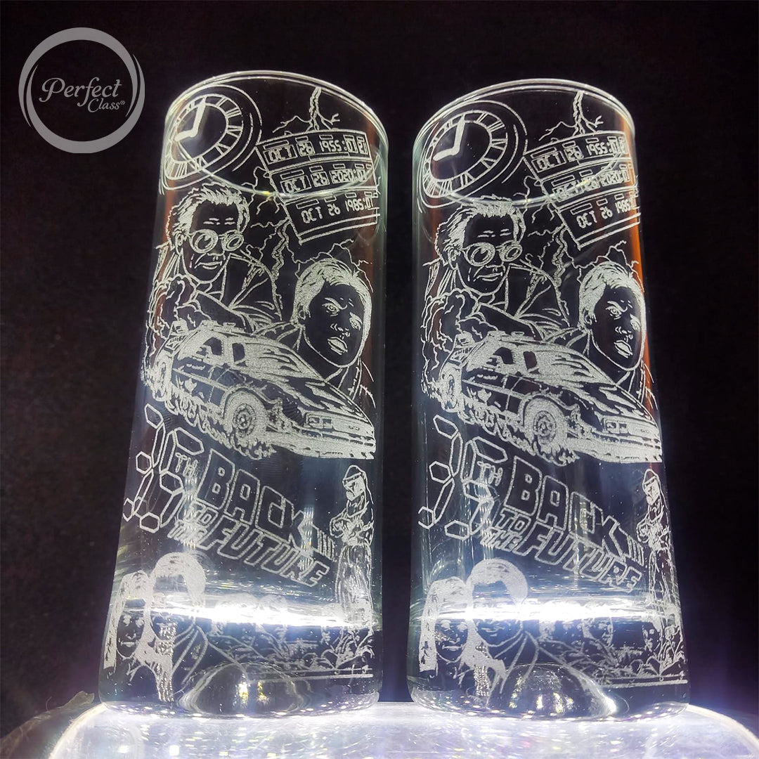 Set 2 Vasos Volver Al Futuro 450 ml Perfect Class®