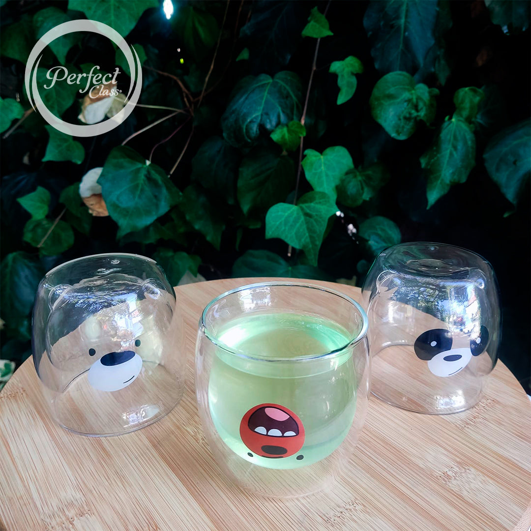 Set 3 Vasos Osos Escandalosos