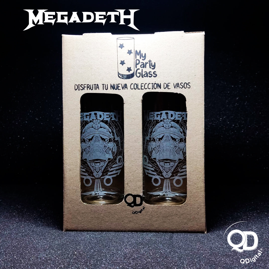 Set 2 Vasos Megadeth 453cc Perfect Class®