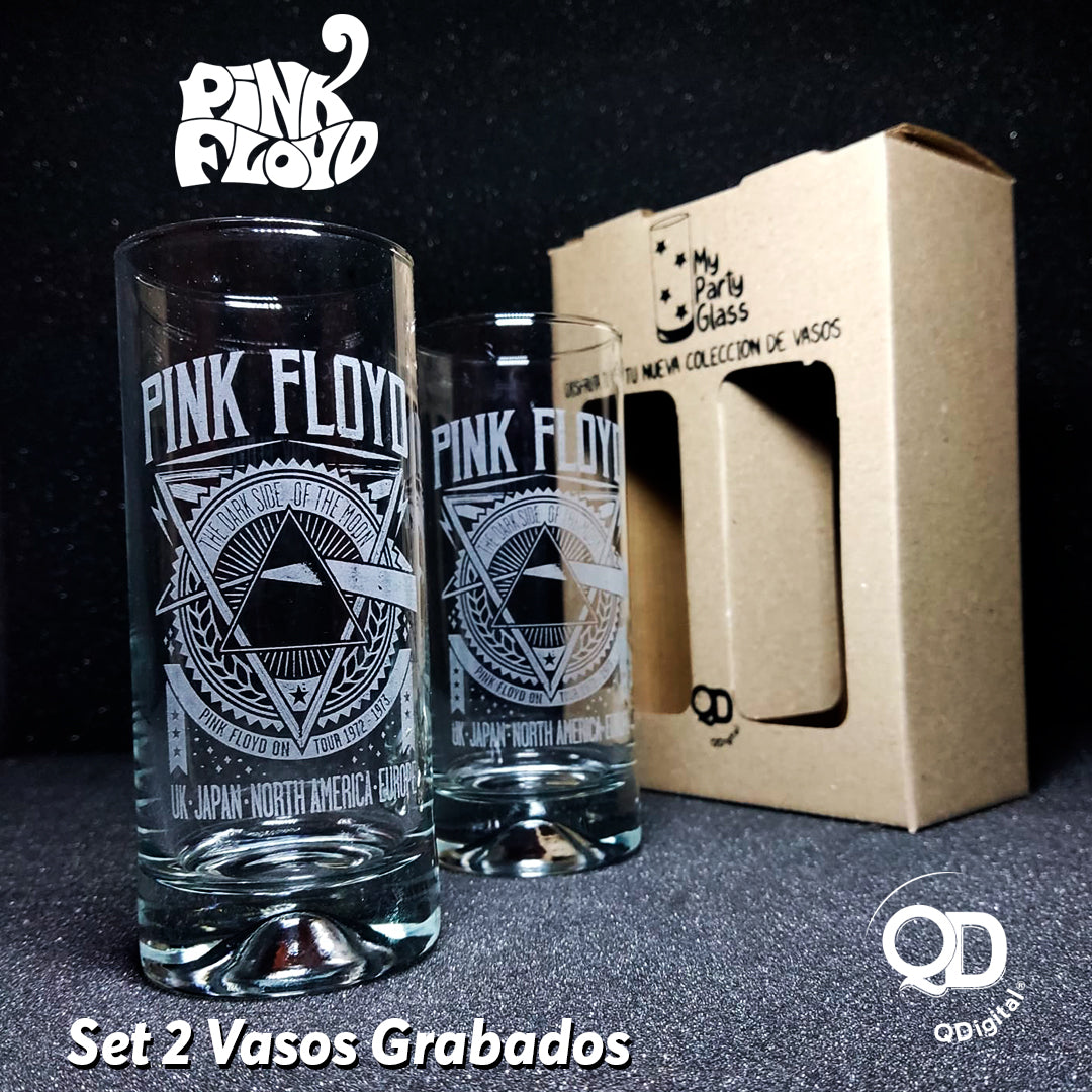 Set 2 Vasos Pink Floyd 453cc Perfect Class®