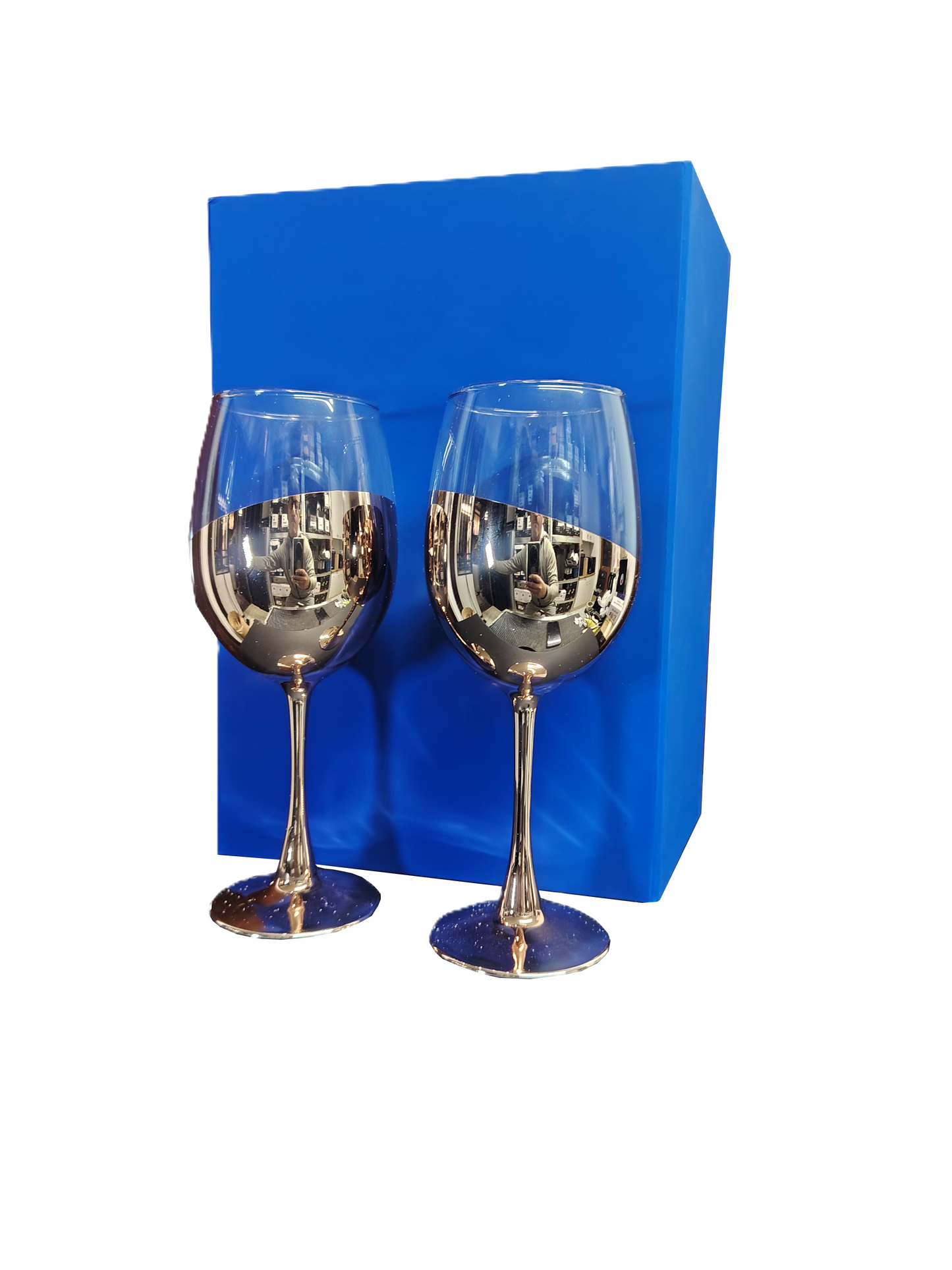 Set 2 Copas Vino Ember 350ml Cobrizadas