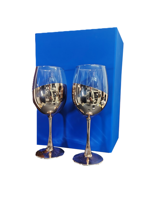 Set 2 Copas Vino Ember 350ml Cobrizadas