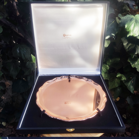 Bandeja de Cobre 30 Cms Diámetro
