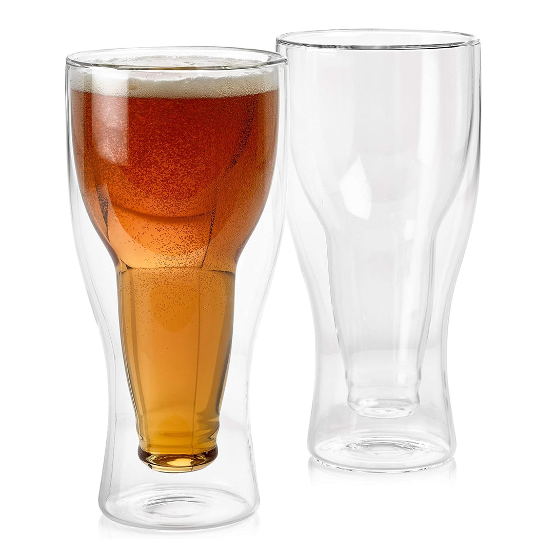 Set 4 Vasos Cerveceros Doble Pared 350ml Perfect Class®
