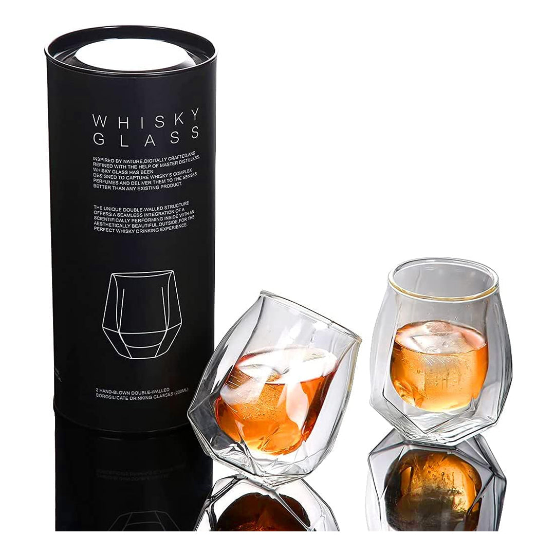Set 2 Vasos Whisky Doble Pared 180ml Perfect Class®