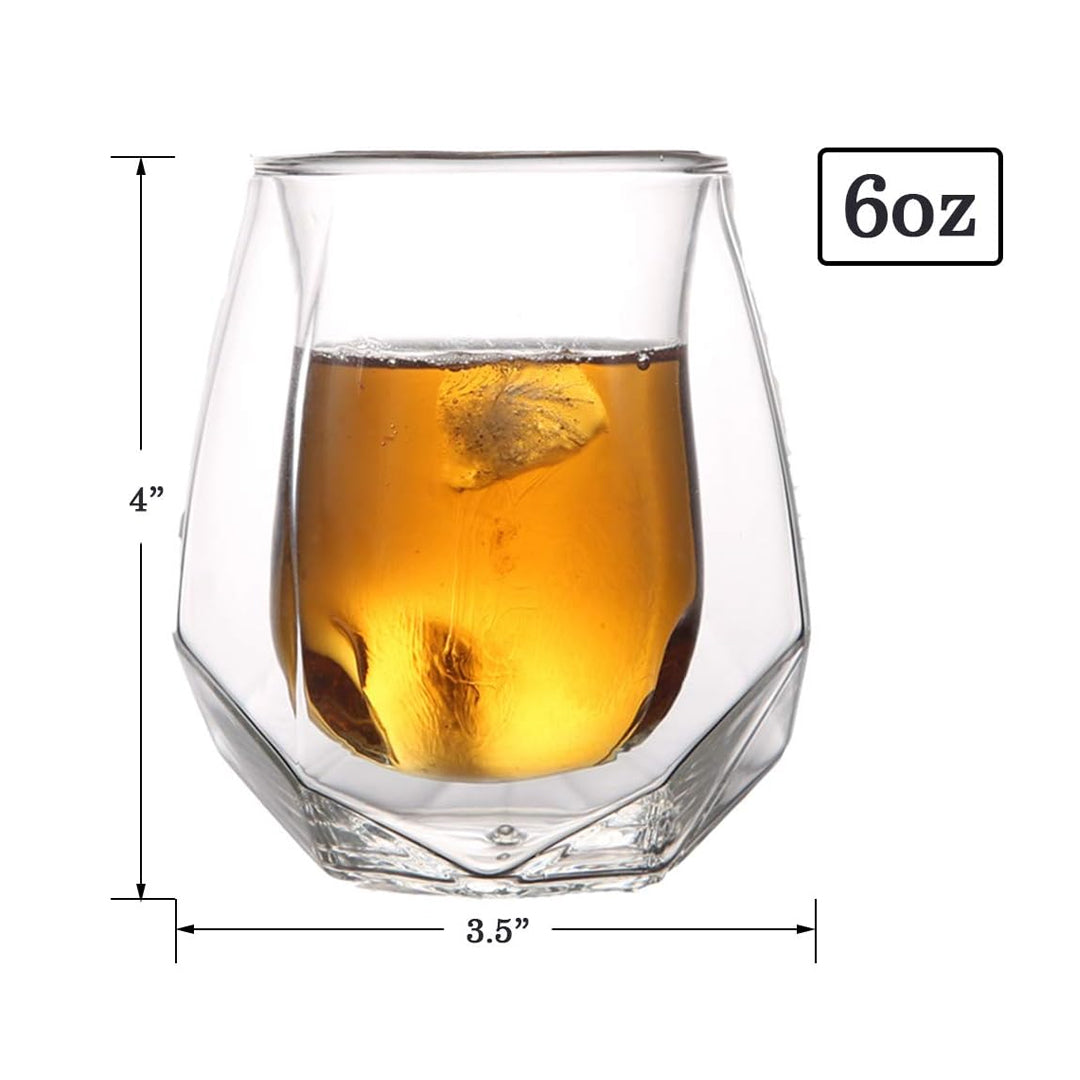 Set 2 Vasos Whisky Doble Pared 180ml Perfect Class®