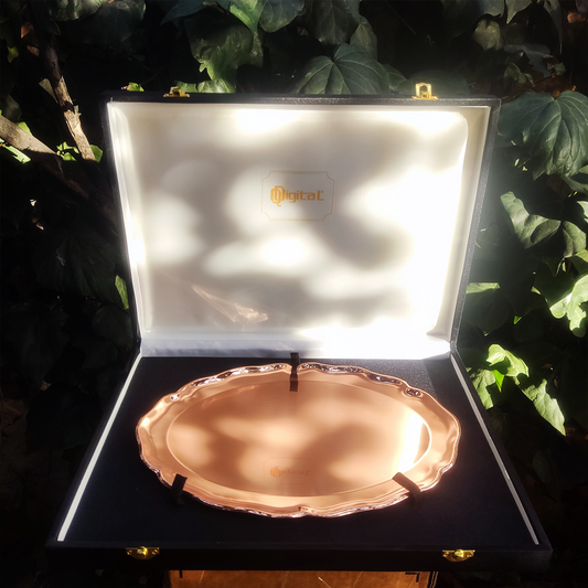 Bandeja de Cobre 25x35 cms Ovalada