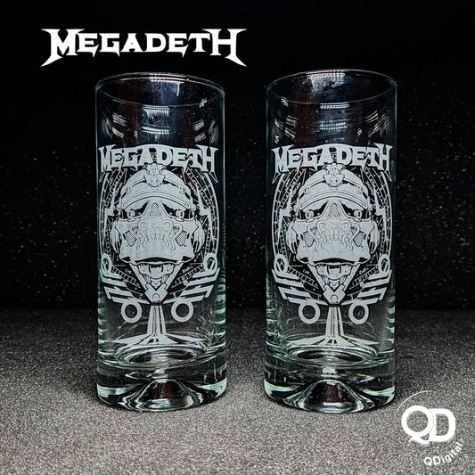 Set 2 Vasos Megadeth 453cc Perfect Class®